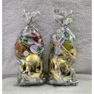 2 Pack Easter Goodie Bags Prefilled - Easter Eggs, Sensory Toys, Easter Toys